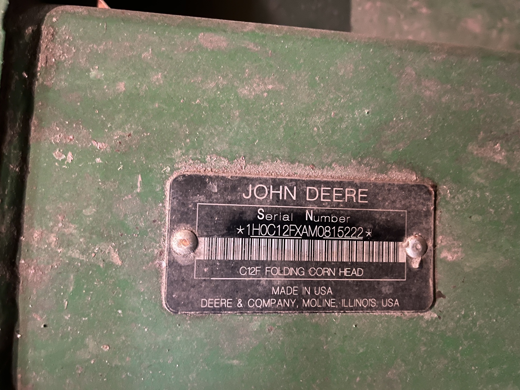 2021 John Deere C12F at Heritage Tractor in Streator, IL
