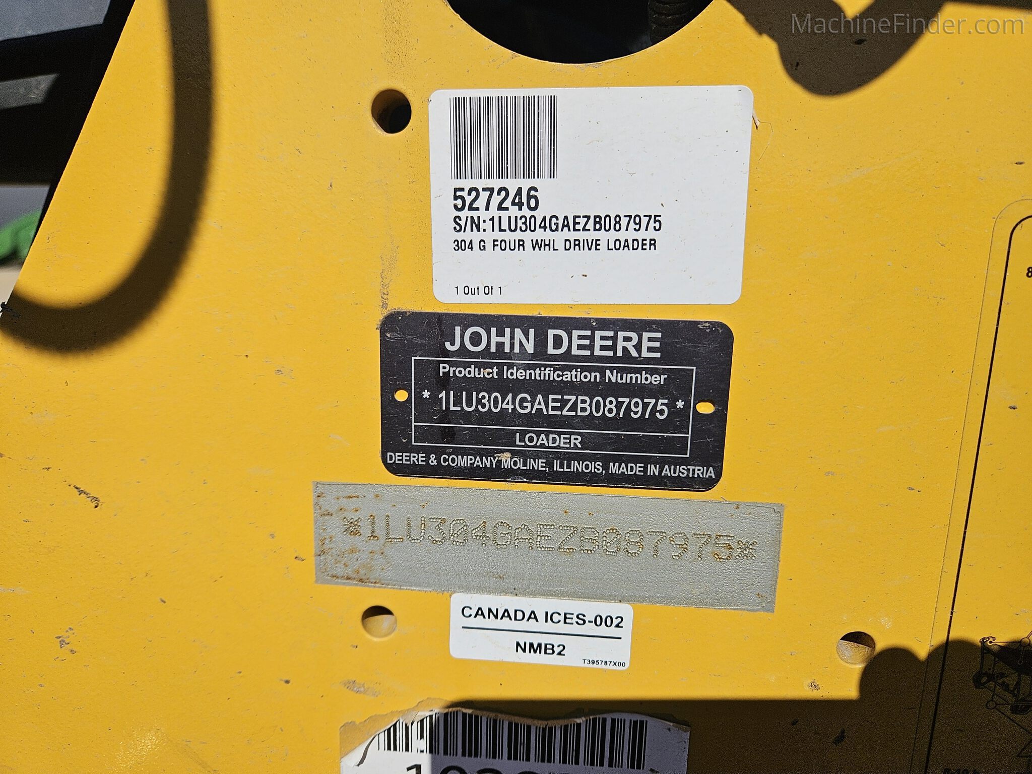  2025 John Deere 304 G at Heritage Tractor in Geneseo, IL