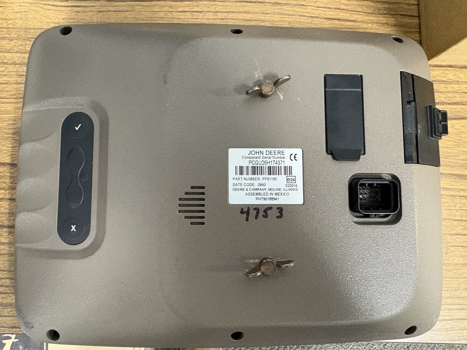 2008 John Deere GREENSTAR 2 DISPLAY Image 3