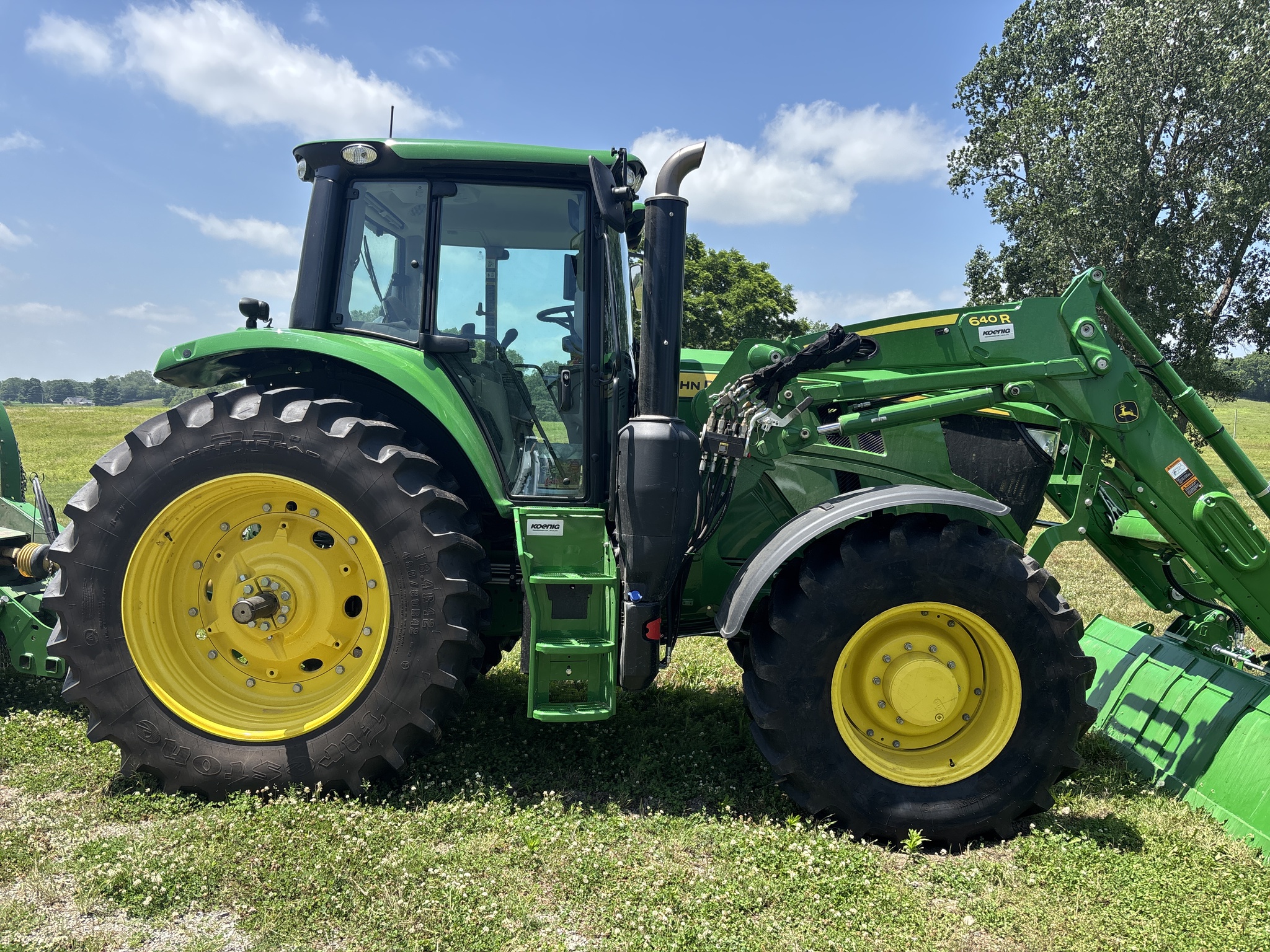 Used 2026 John Deere 6M 155 Utility Tractors at Koenig Equipment in Urbana, OH - PhotoXL5