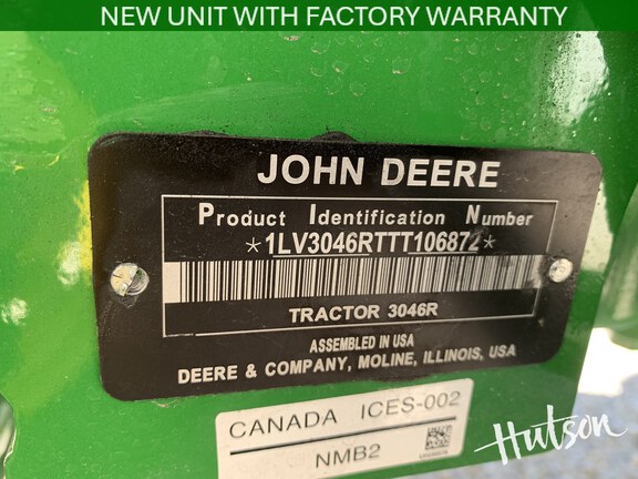 Photo of 2026 John Deere 3046R