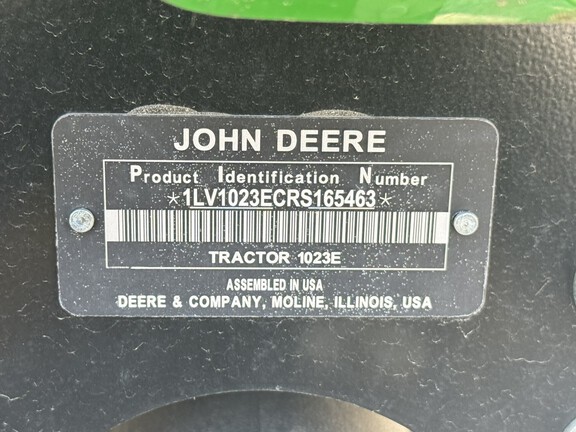 2025 John Deere 1023E