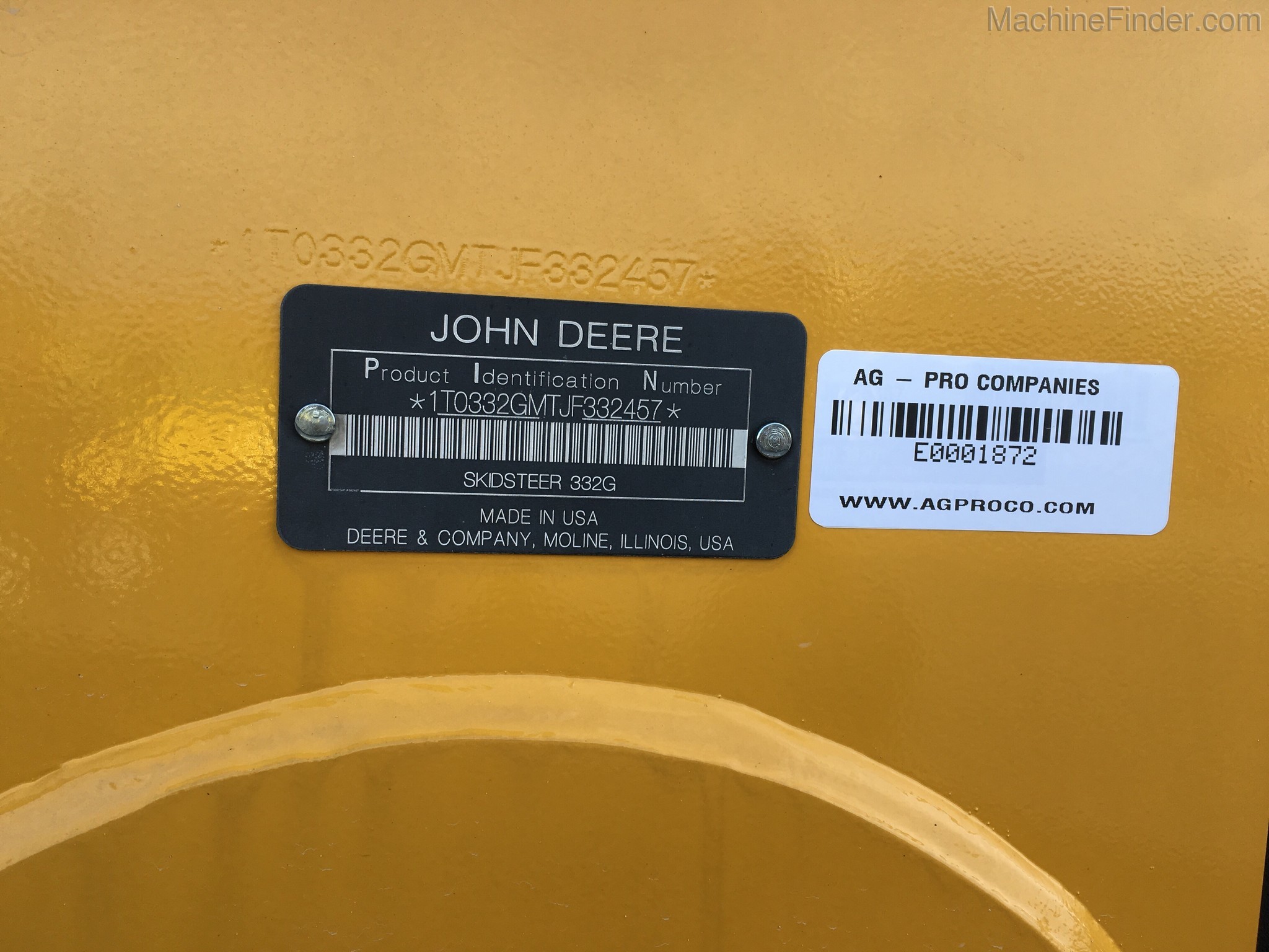 2018 John Deere 332G Image 9