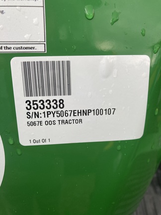 2023 John Deere 5067E Photo 6