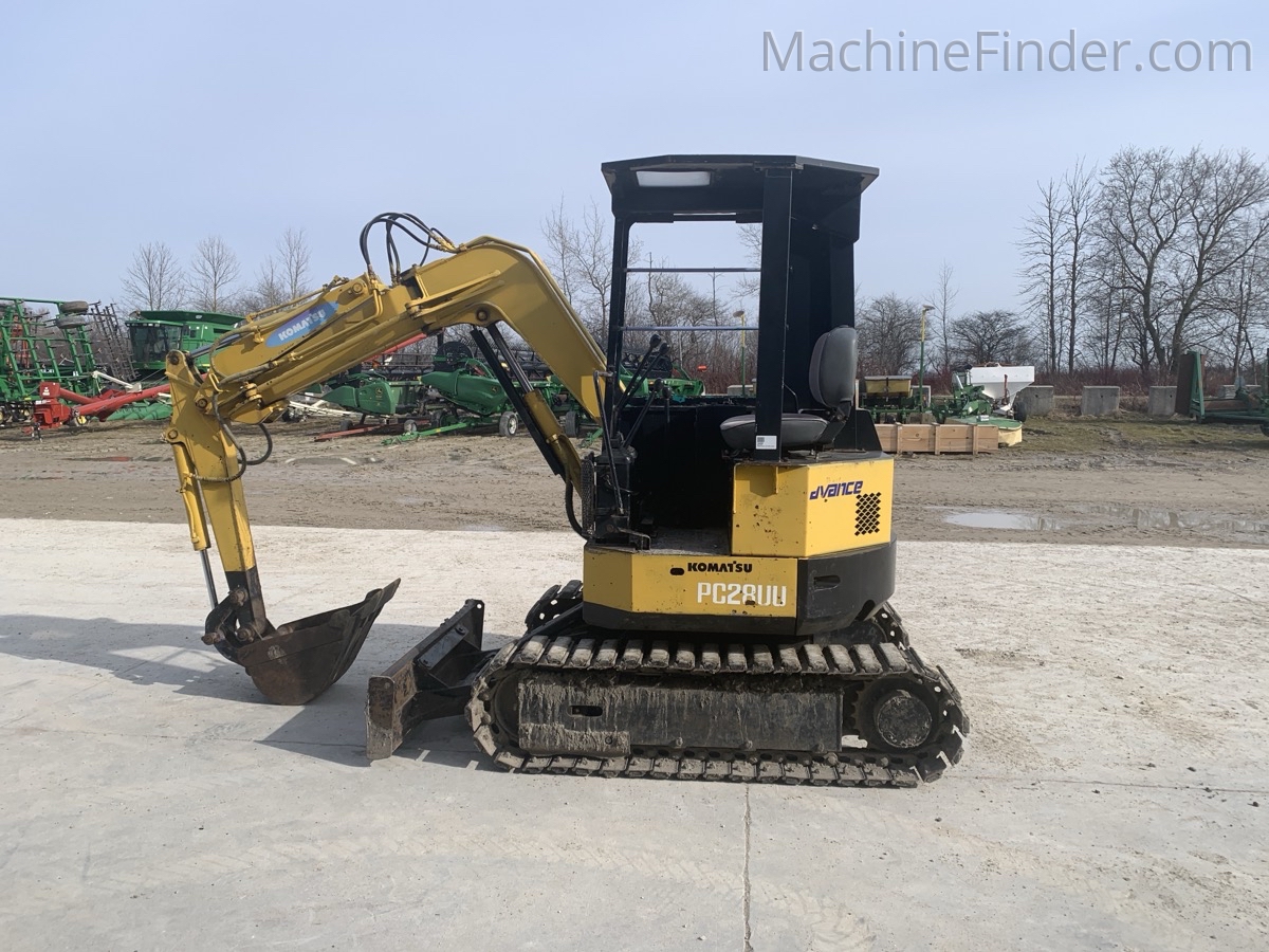 pc28uu（036.01 Komatsu PC28UU Mini Excavator S/N 6363 – The