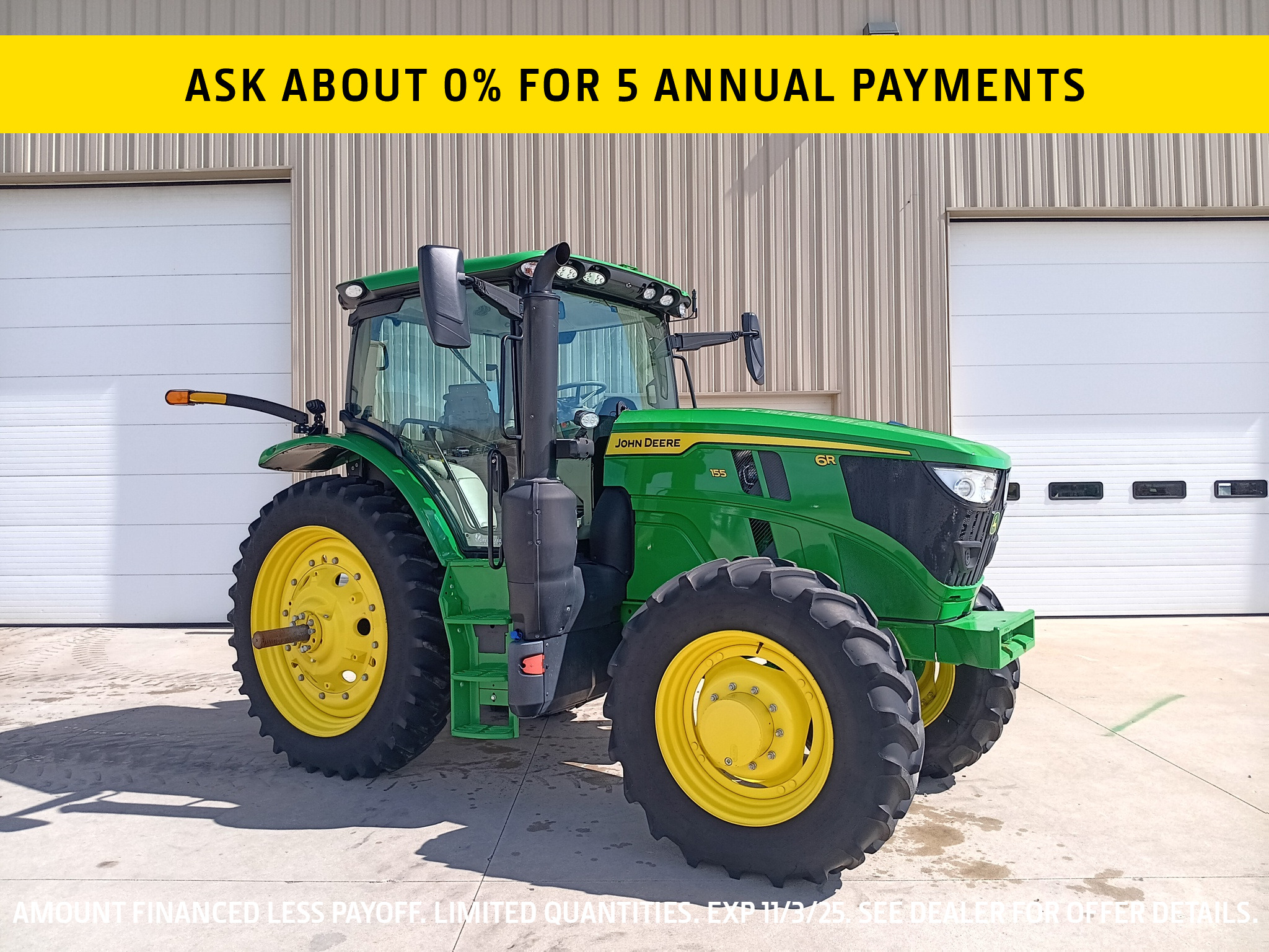 2023 John Deere 6R 155 Image 1