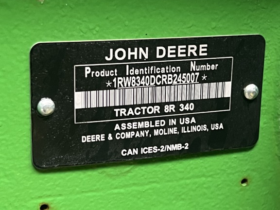 Photo of 2024 John Deere 8R 340