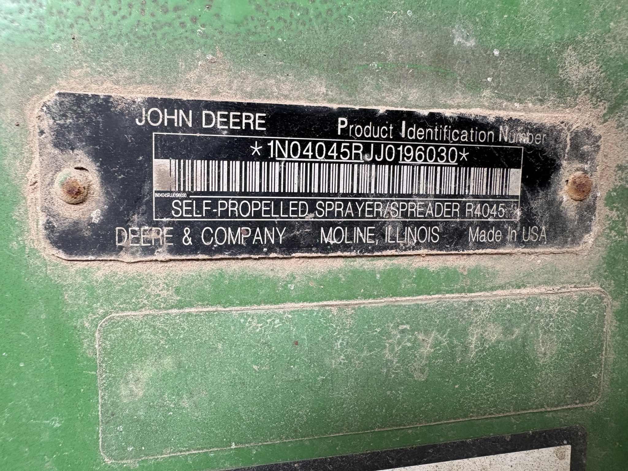  2019 John Deere R4045 at Heritage Tractor in Galesburg, IL