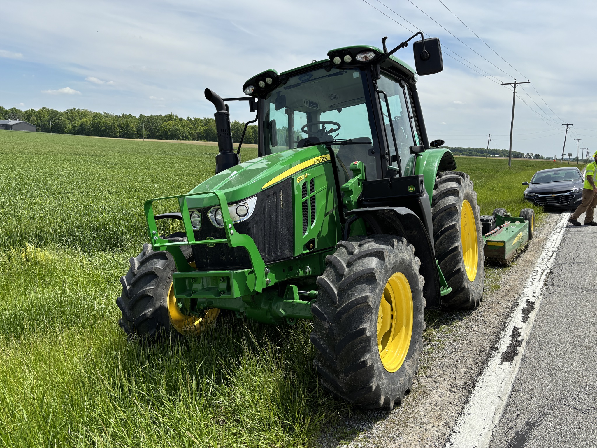 Used 2023 John Deere 6120M Utility Tractors at Koenig Equipment in Anna, OH - PhotoXL1