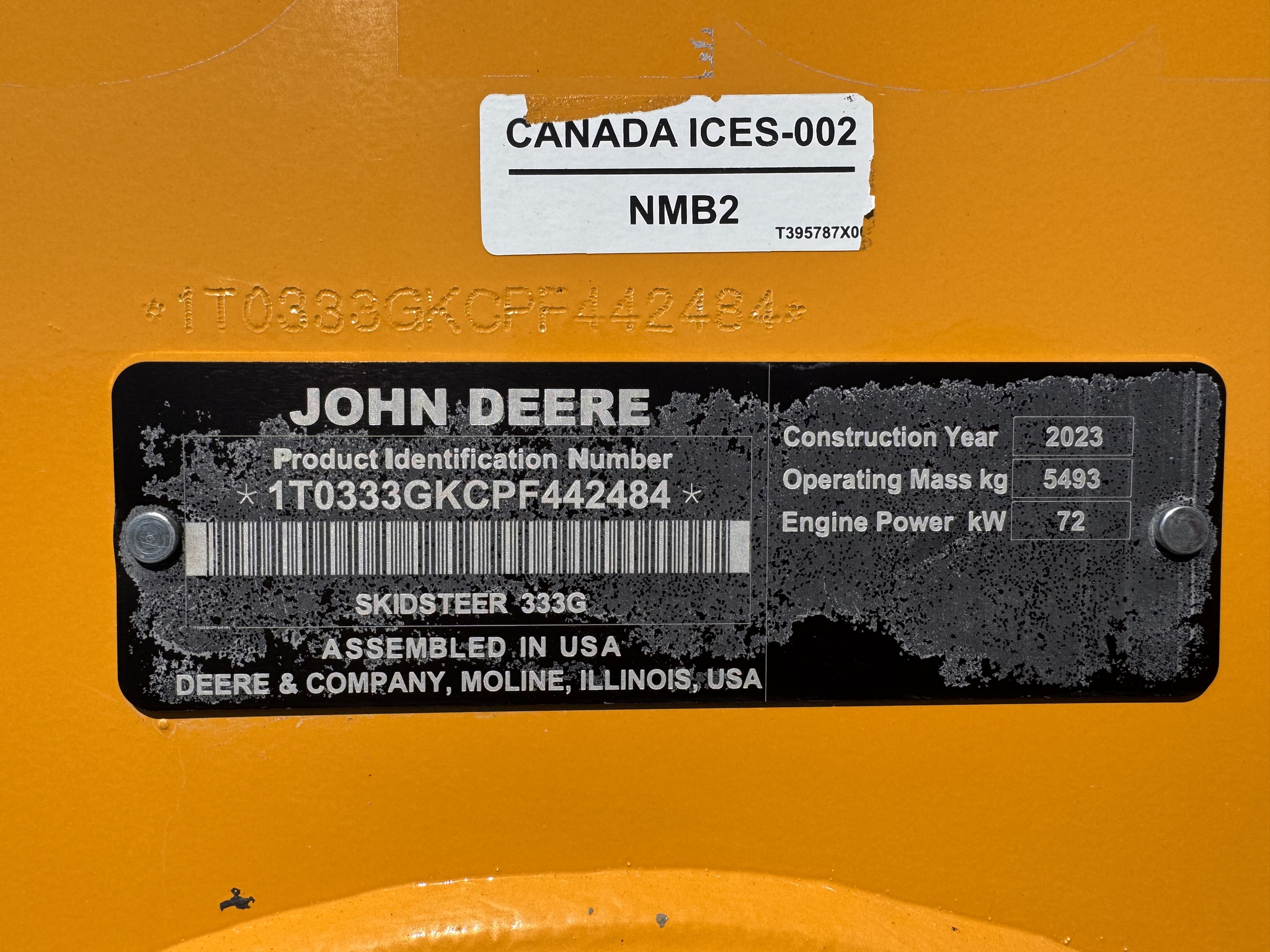2023 John Deere 333G Image 16