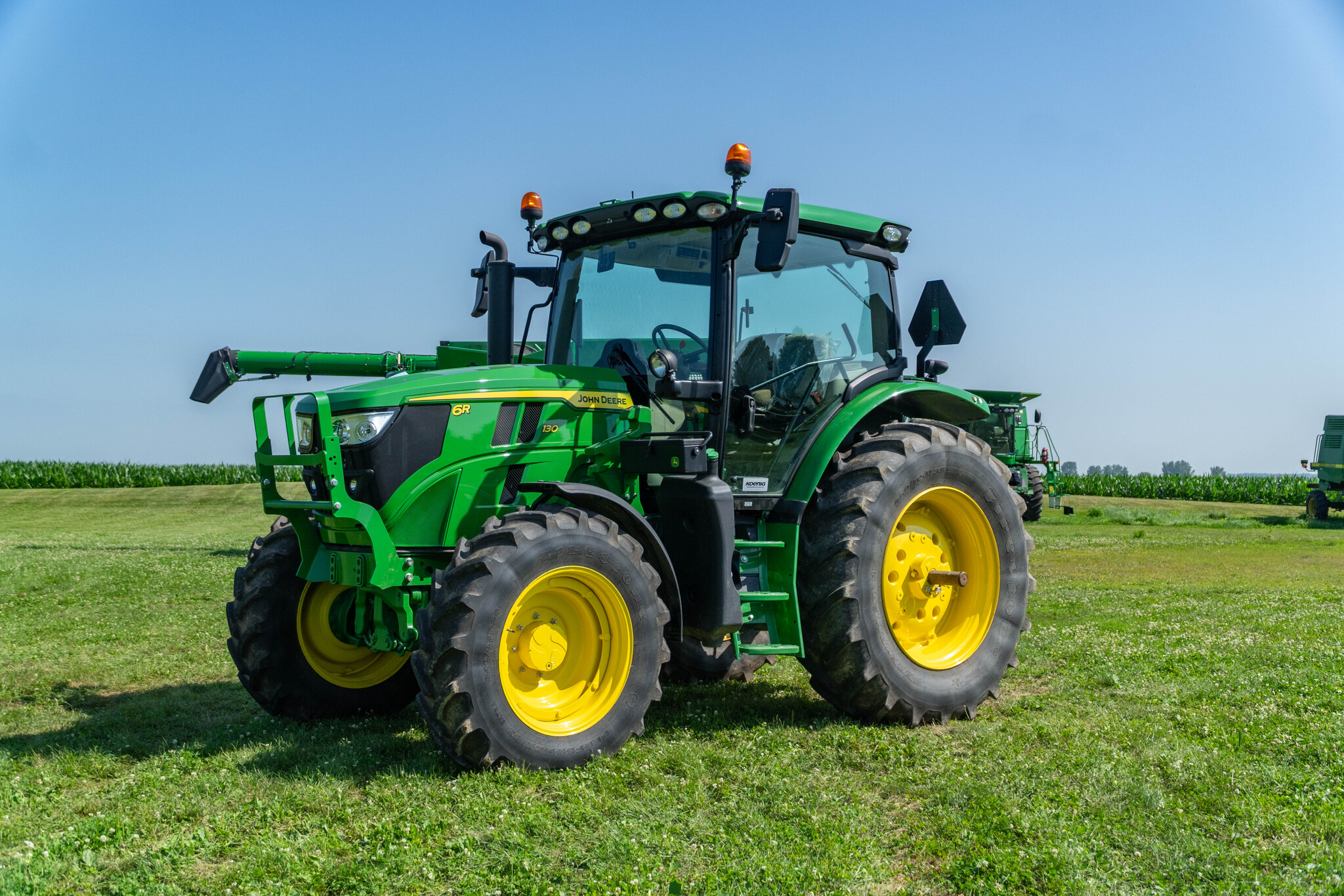 Used 2025 John Deere 6R 130 Utility Tractors at Koenig Equipment in Urbana, OH - PhotoXL0