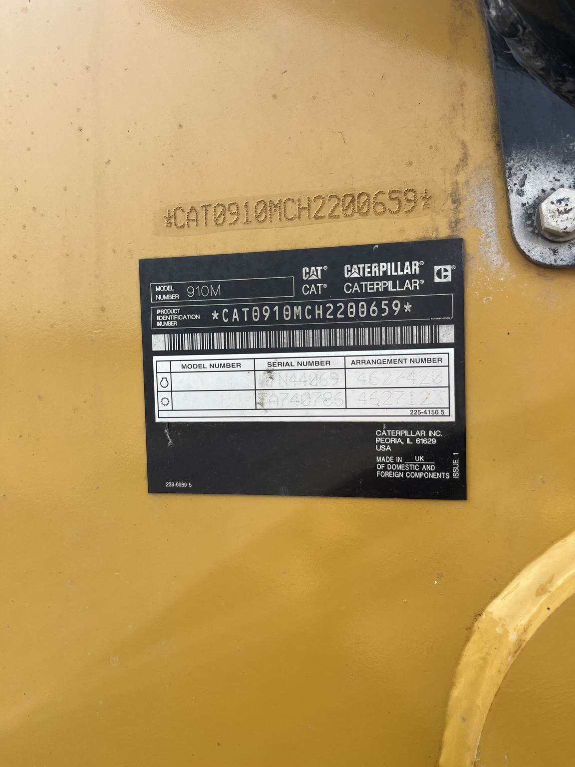2019 Caterpillar 910M Image 6