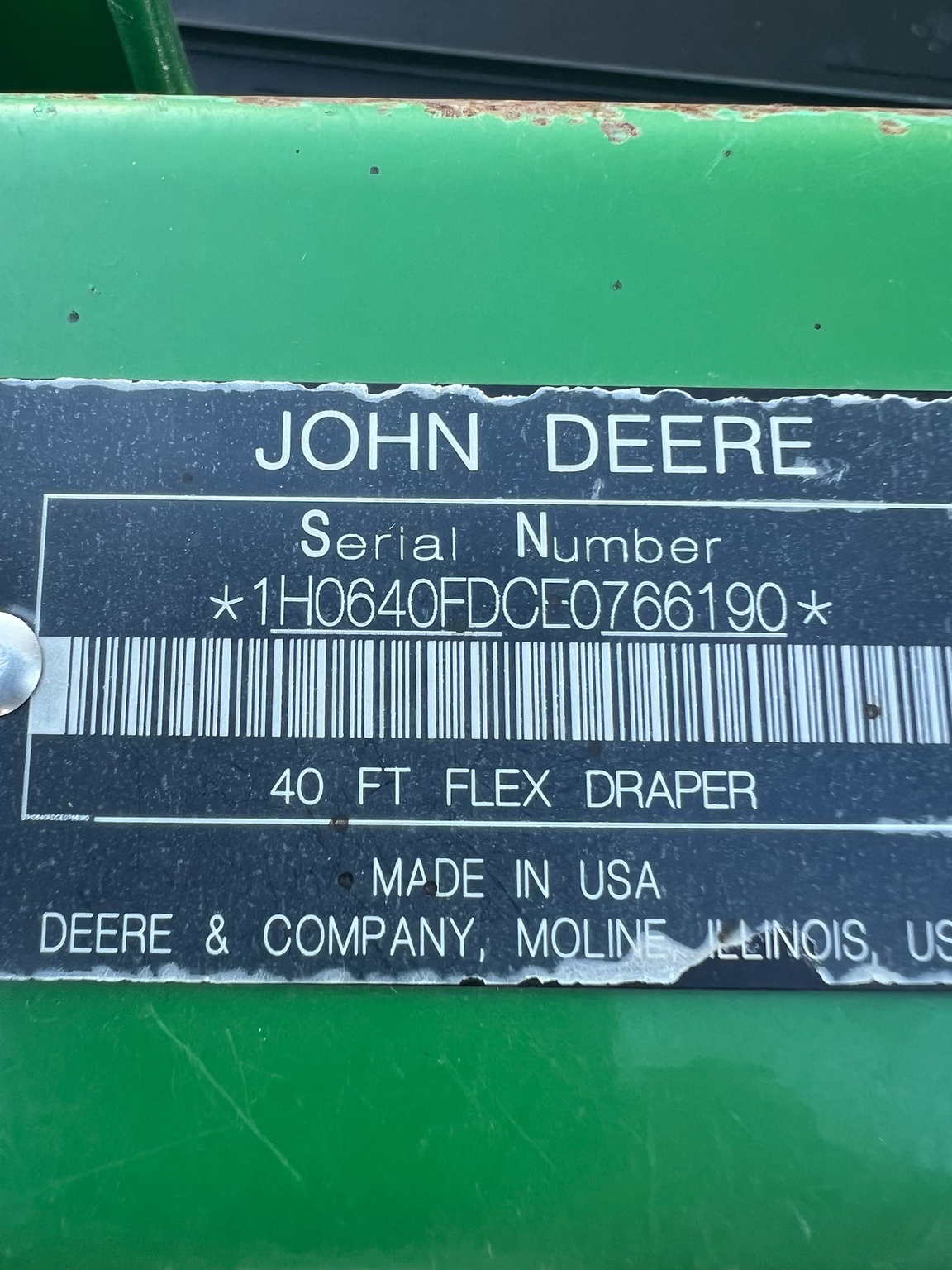 2014 John Deere 640FD Image 10