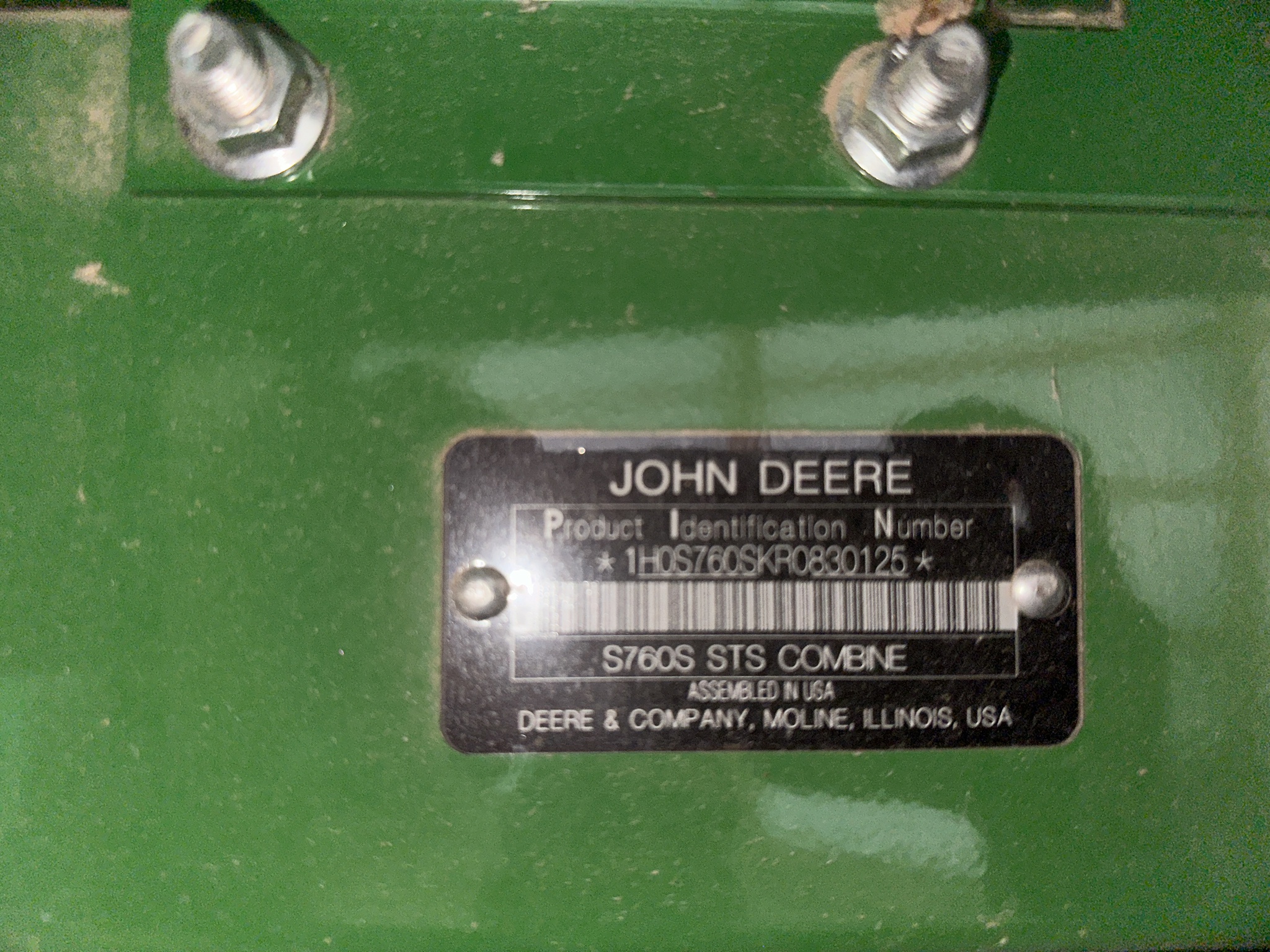 2024 John Deere S760 Image 2