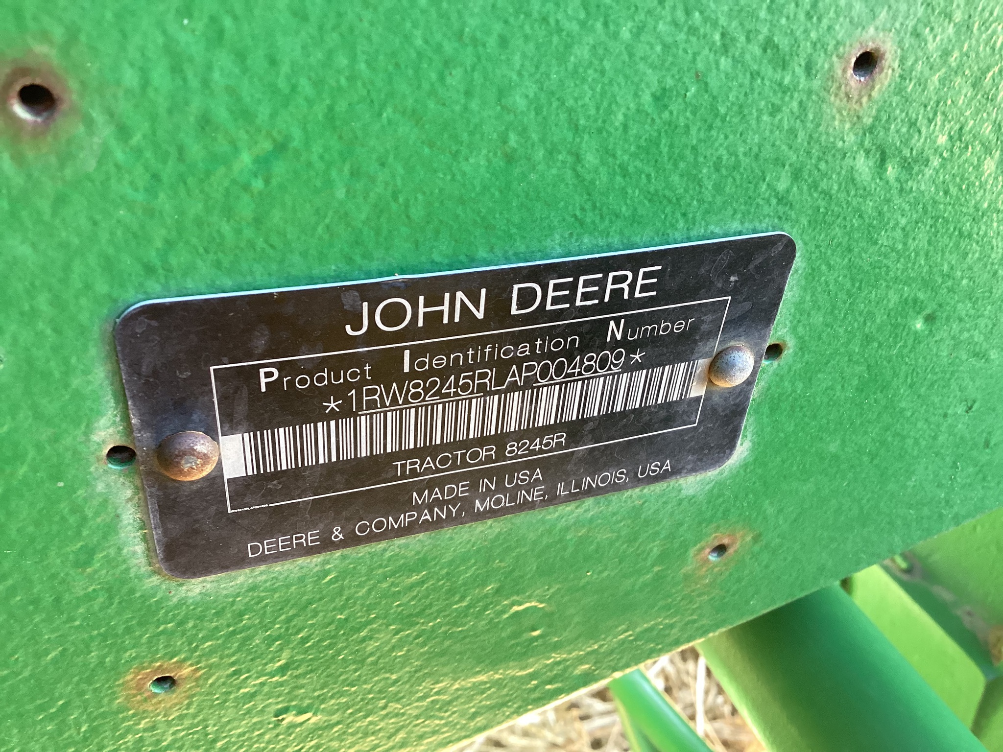 2010 John Deere 8245R Image 38