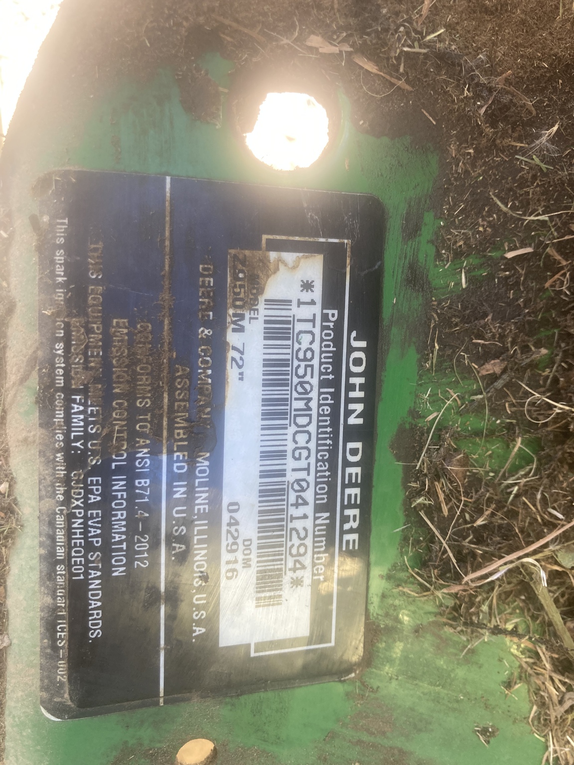 2016 John Deere Z950M Image 11