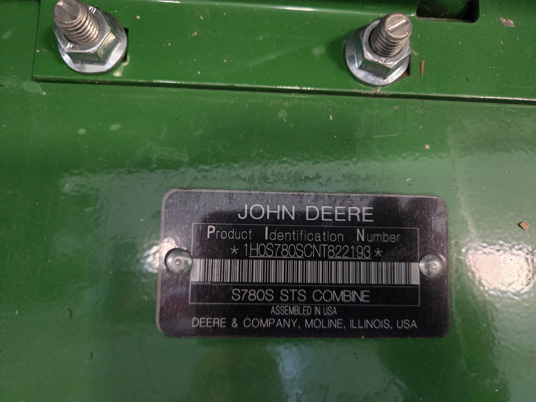 2022 John Deere S780 Image 17