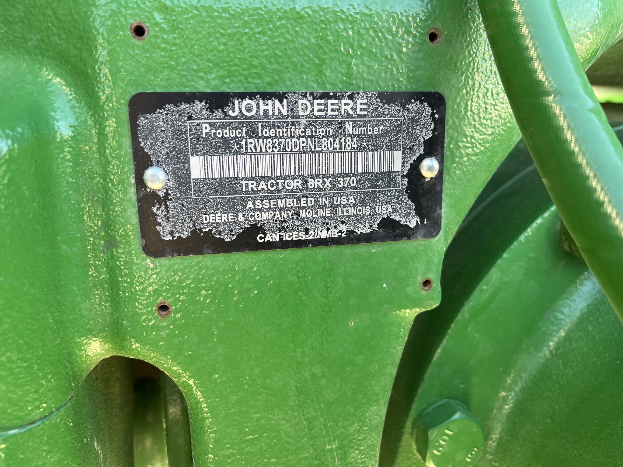 Used 2022 John Deere 8RX 370 Track Tractors at Koenig Equipment in Greensburg, IN - PhotoXL35