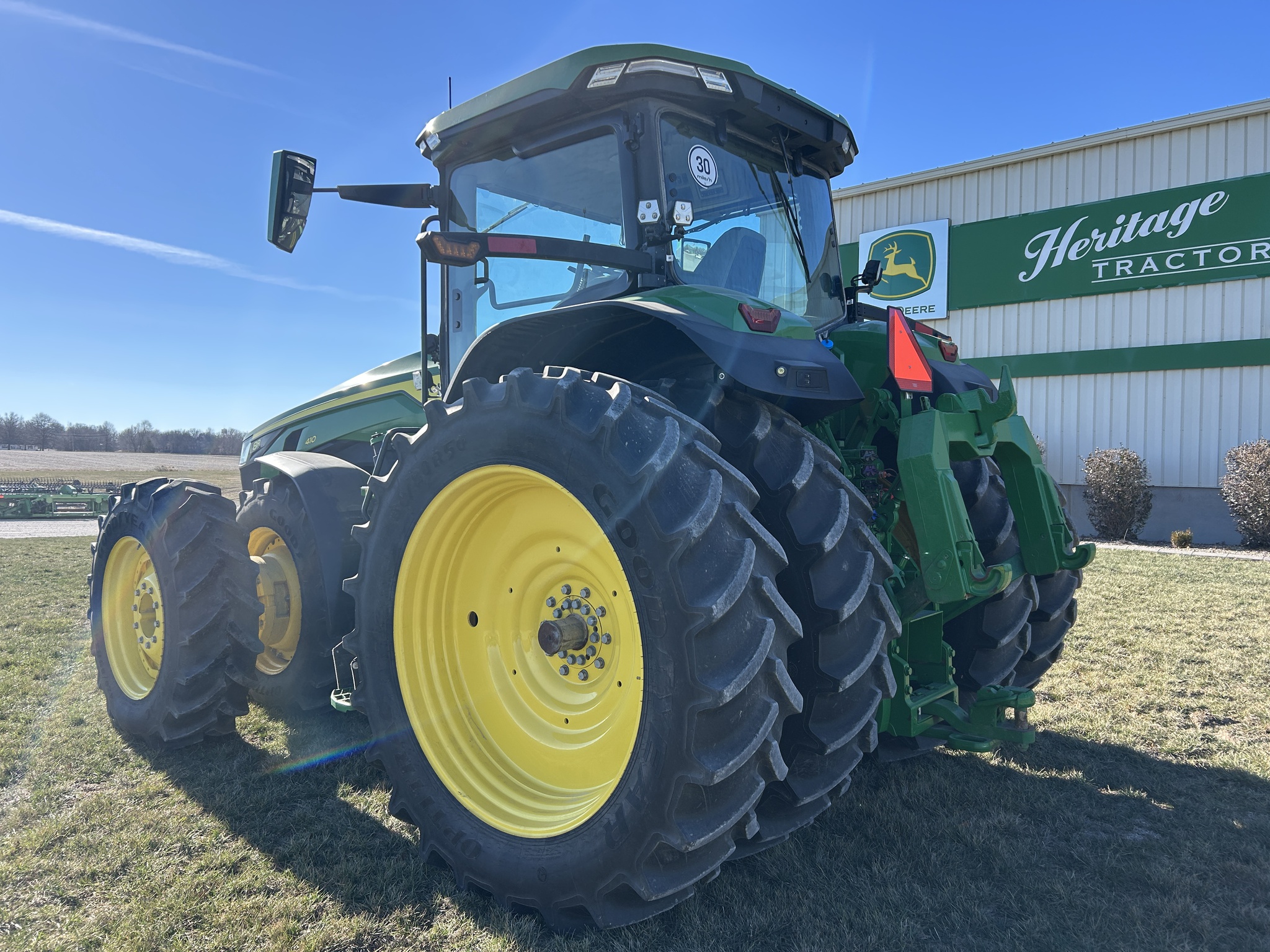  2023 John Deere 8R 410 at Heritage Tractor in Adrian, MO