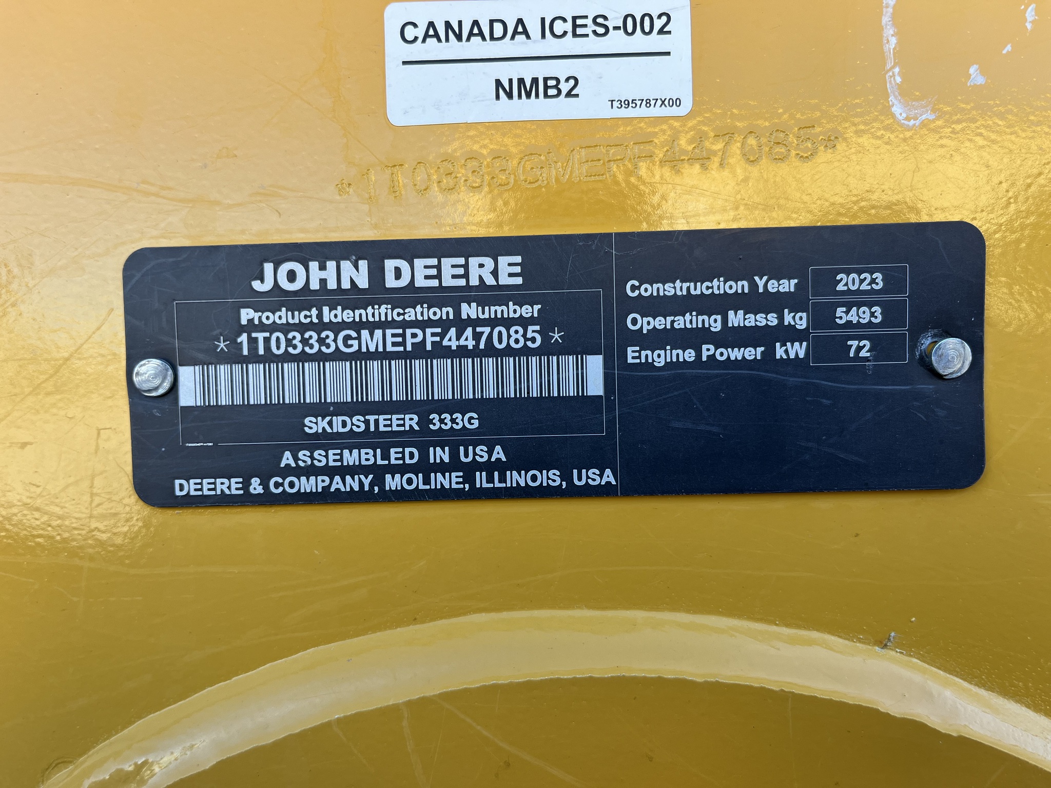  2023 John Deere 333G at Heritage Tractor in Nevada, MO