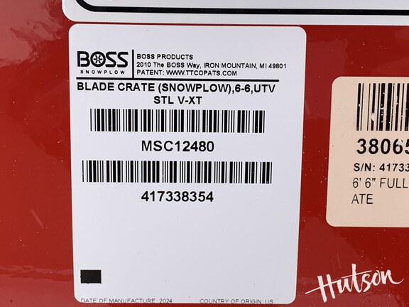 Photo of 2024 Boss MSC12480 & MSC12060