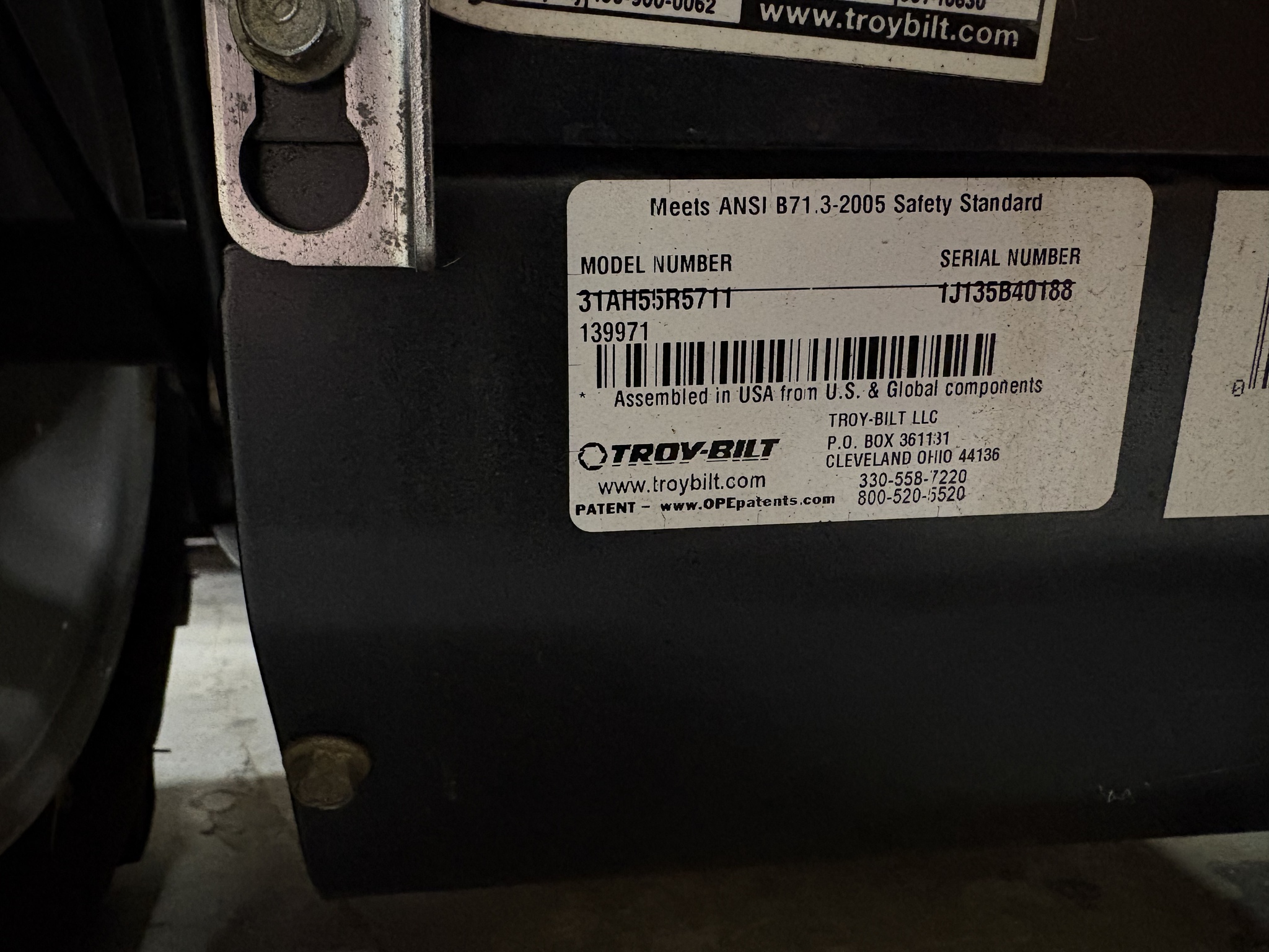Troy-Bilt 31AH55R5711 Image 7