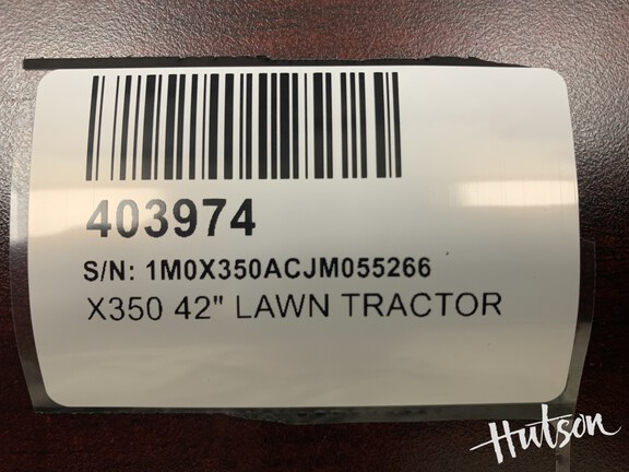 Photo of 2018 John Deere X350