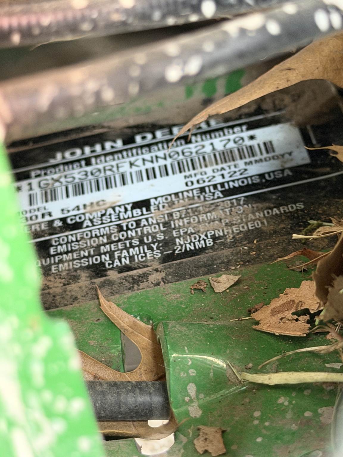 2022 John Deere Z530R Image 15