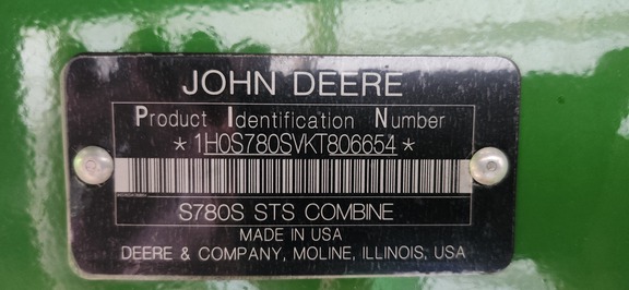 2019 John-Deere S780