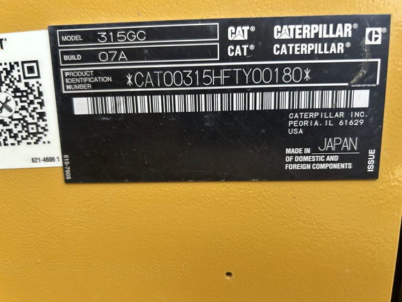 2021 Caterpillar 315-07