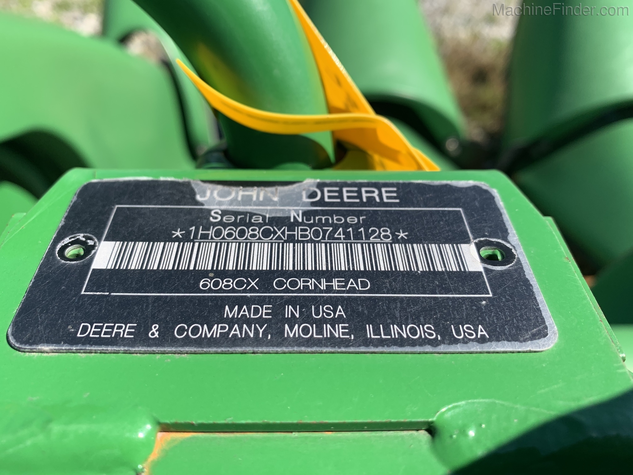 2011 John Deere 608C Image 2
