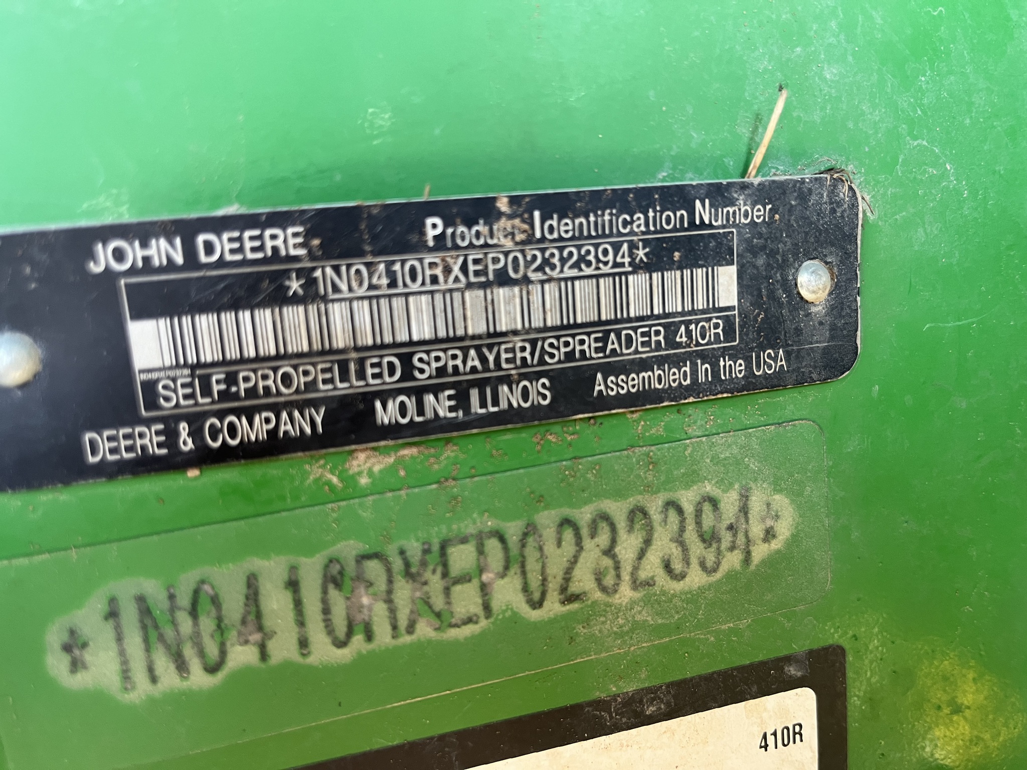  2023 John Deere 410R at Heritage Tractor in Nevada, MO