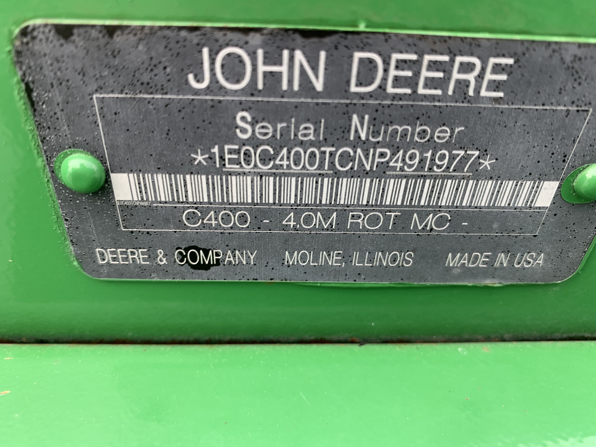  2023 John Deere C400 at Heritage Tractor in Lamar, MO