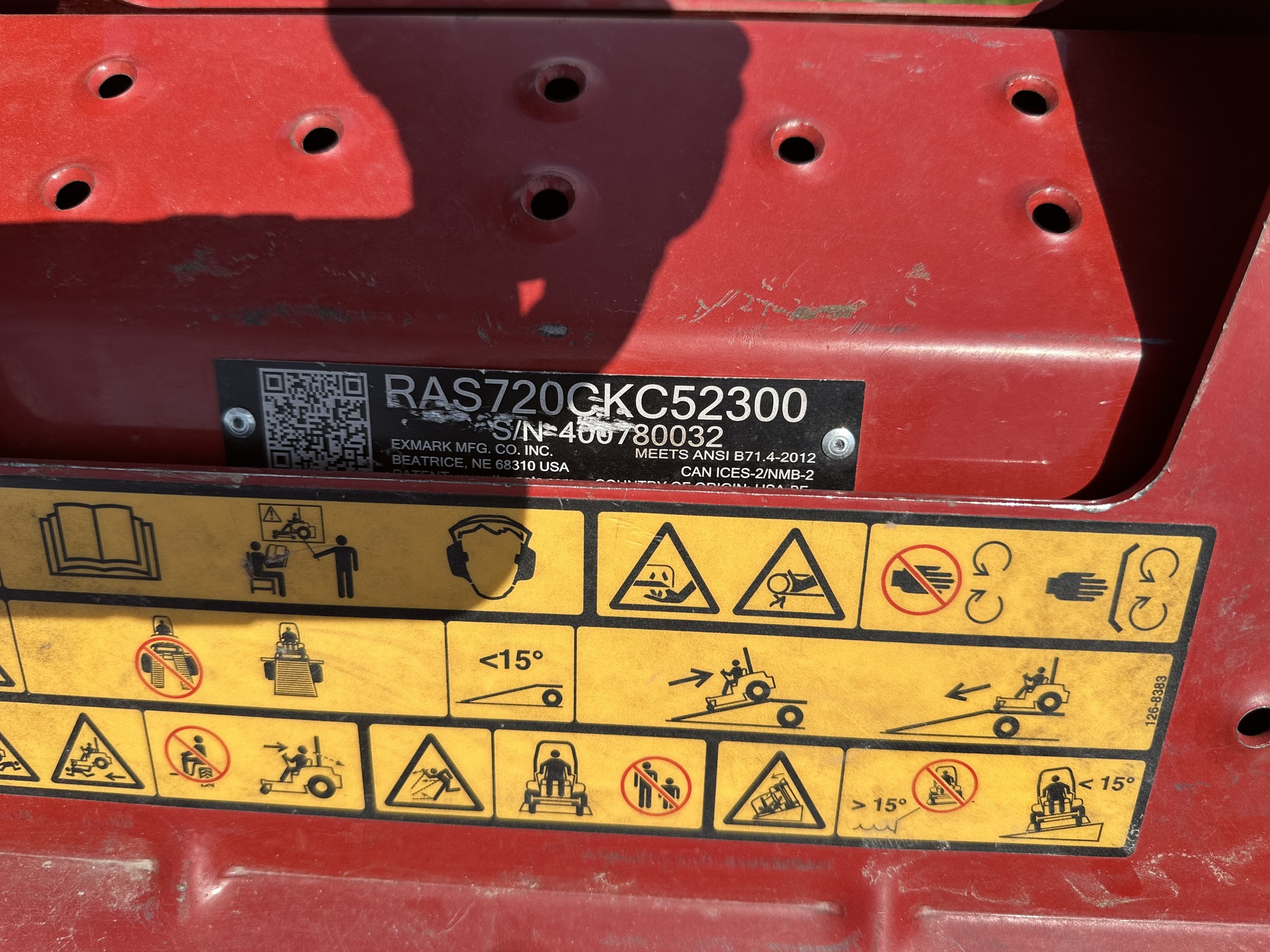  2020 Exmark RAS720CKC52300 at Heritage Tractor in Lexington, IL
