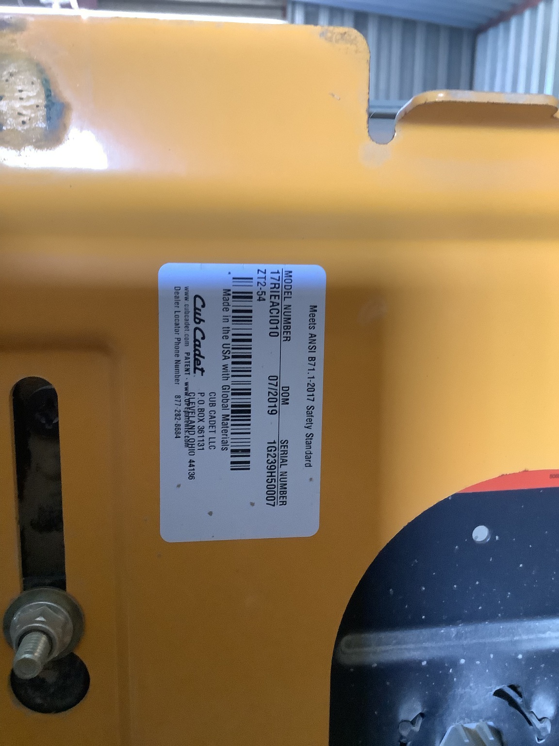 Cub Cadet ZT2 54 Image 6