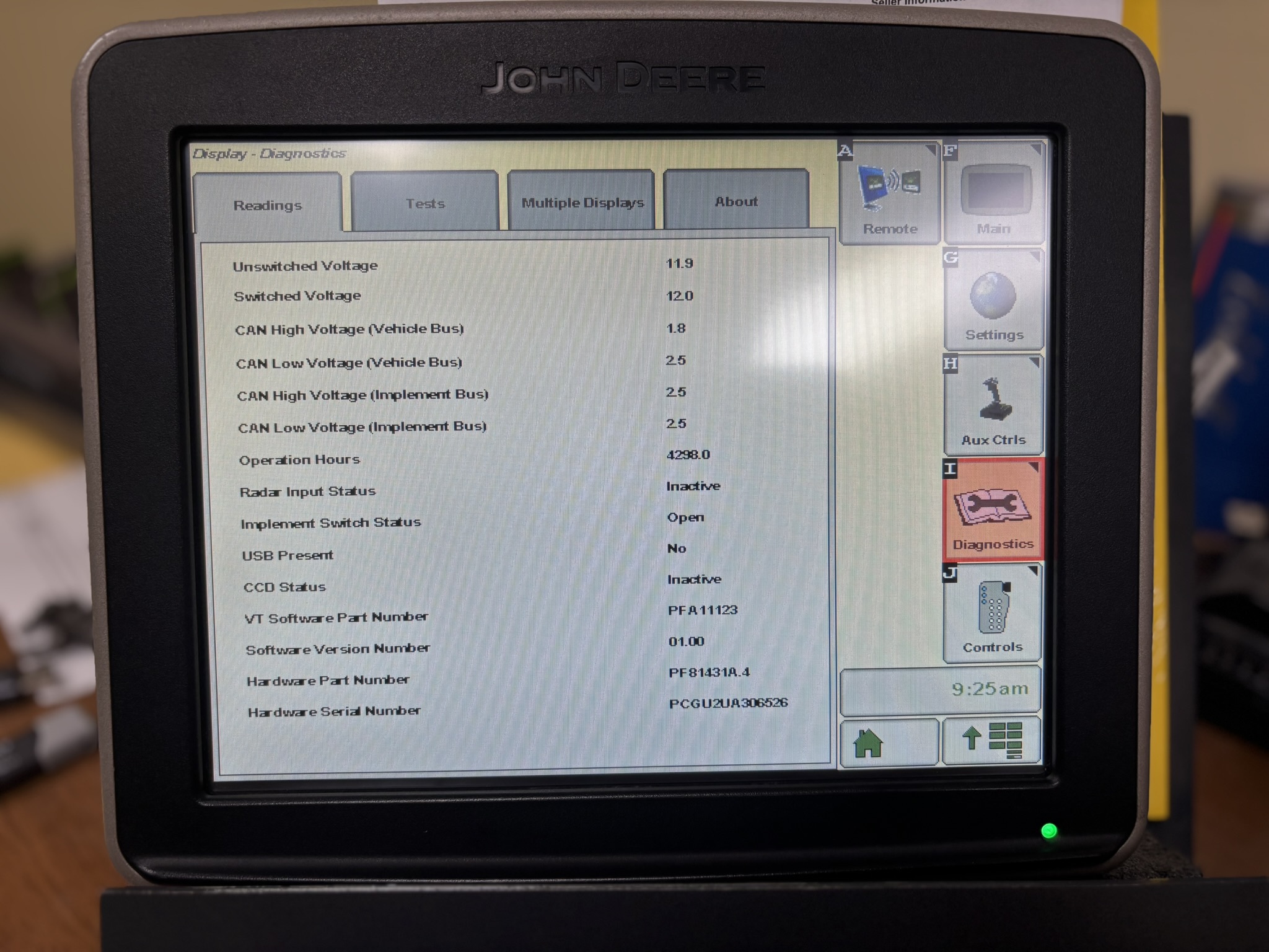 2011 John Deere 2630 Display Image 4