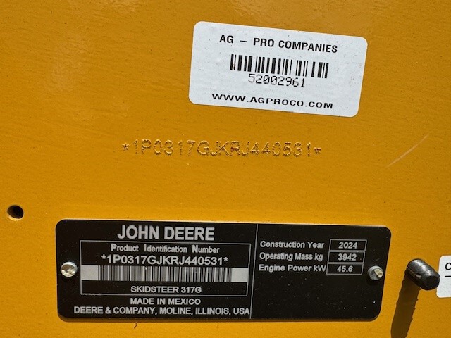 2024 John Deere 317G Image 6