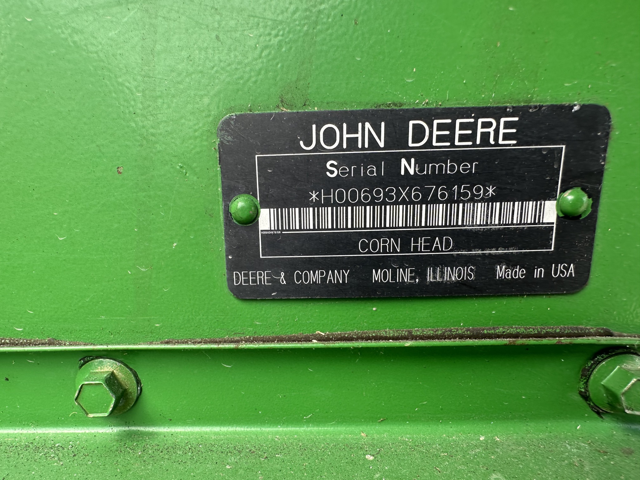 1998 John Deere 693 Image 2
