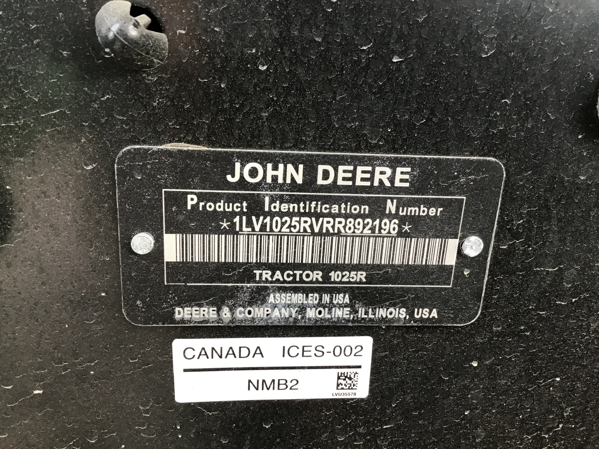 2024 John Deere 1025R Image 20