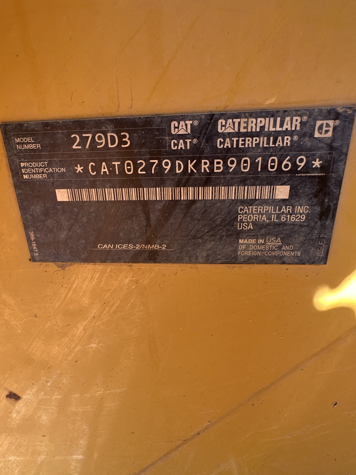 2020 Caterpillar 279D Image 5