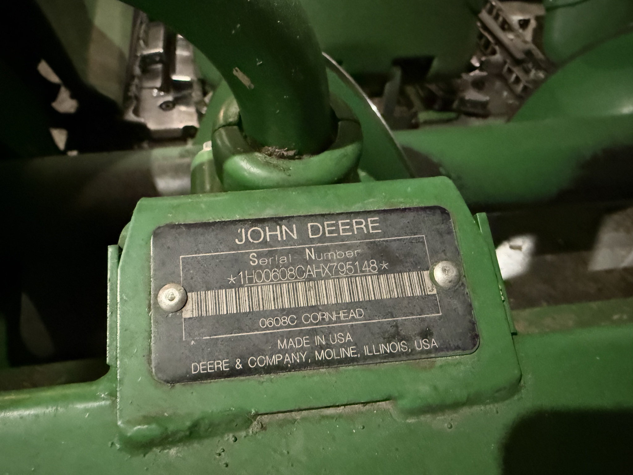  2017 John Deere 608C at Heritage Tractor in Galesburg, IL