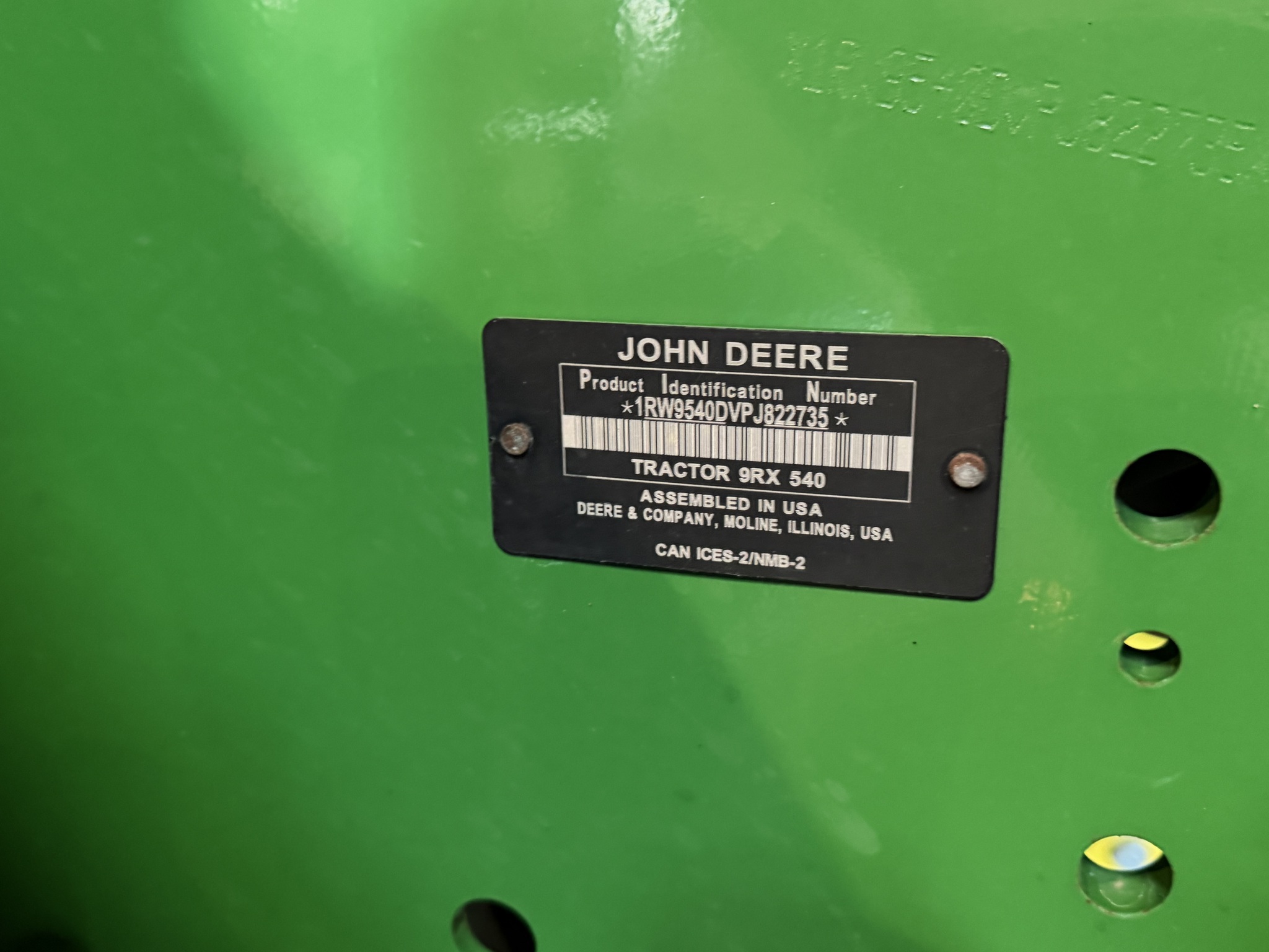  2023 John Deere 9RX 540 at Heritage Tractor in Lexington, IL