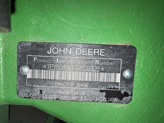 2018 John Deere 5045E - Photo4
