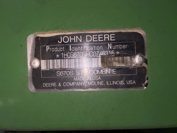 Used 2012 John Deere S670 Combines at Koenig Equipment in Urbana, OH - Photo44