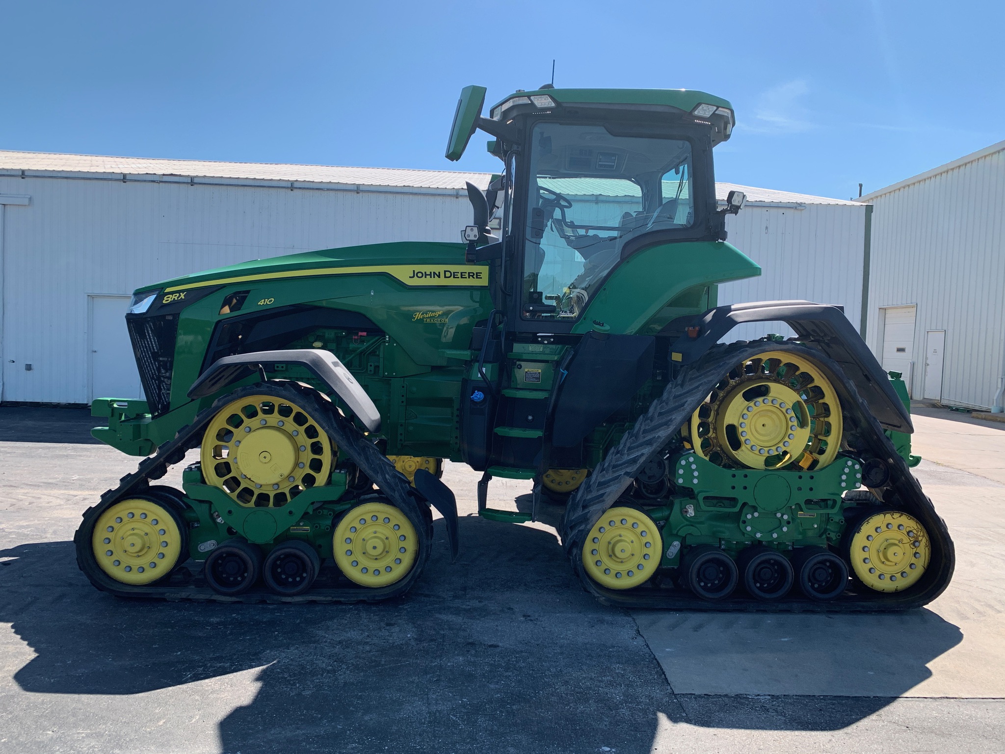  2021 John Deere 8RX 410 at Heritage Tractor in Lamar, MO