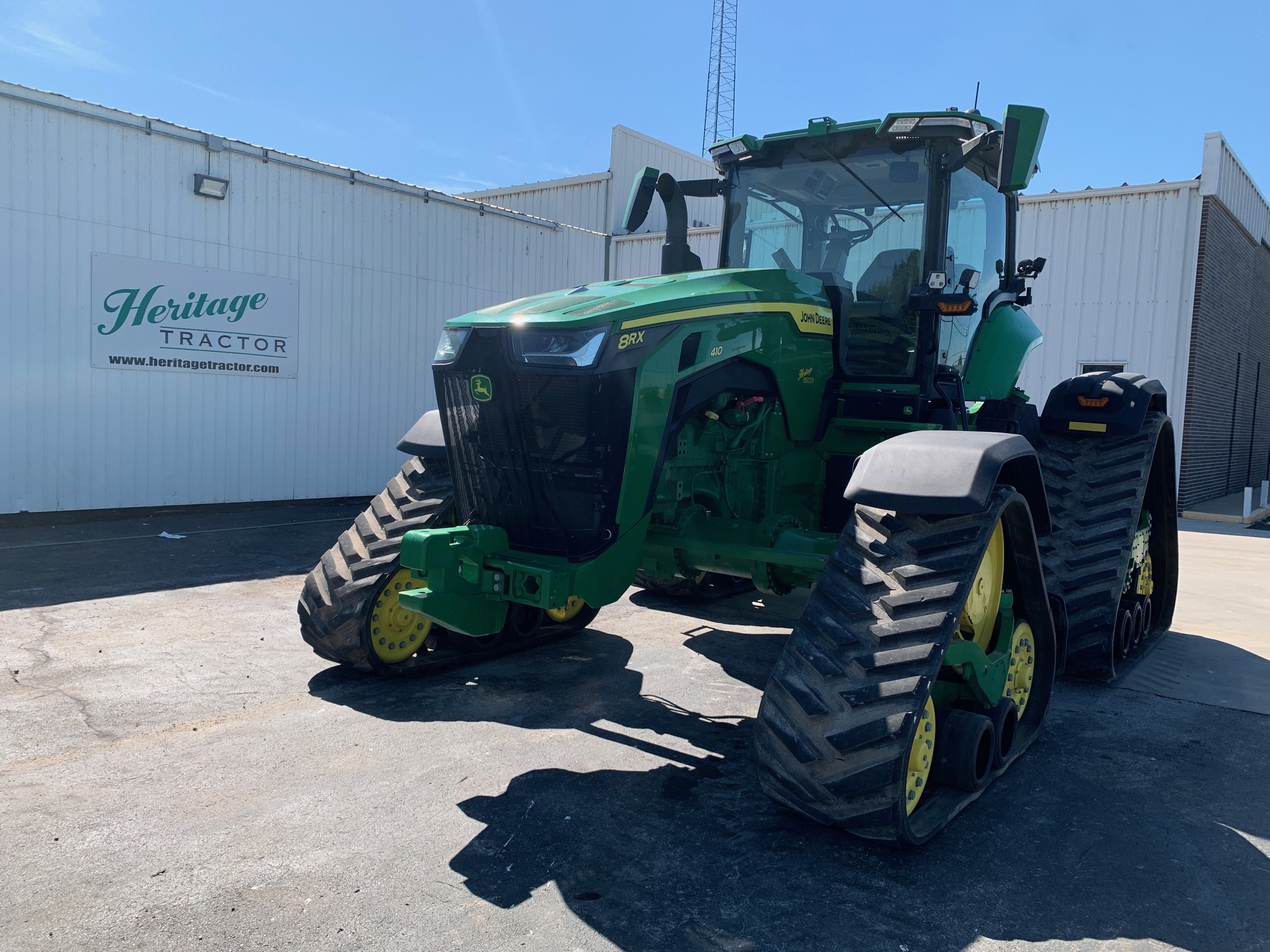  2021 John Deere 8RX 410 at Heritage Tractor in Lamar, MO