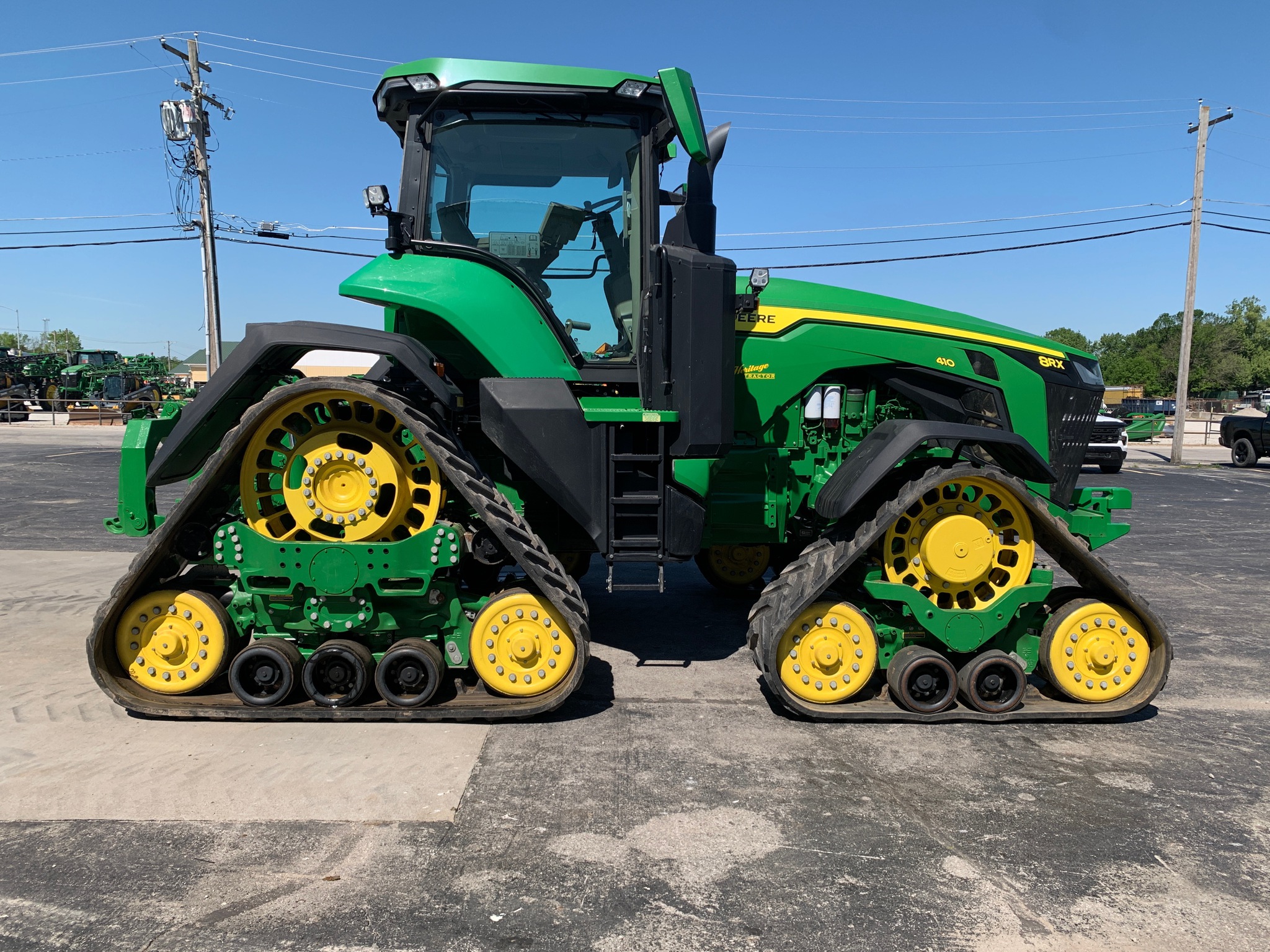  2021 John Deere 8RX 410 at Heritage Tractor in Lamar, MO