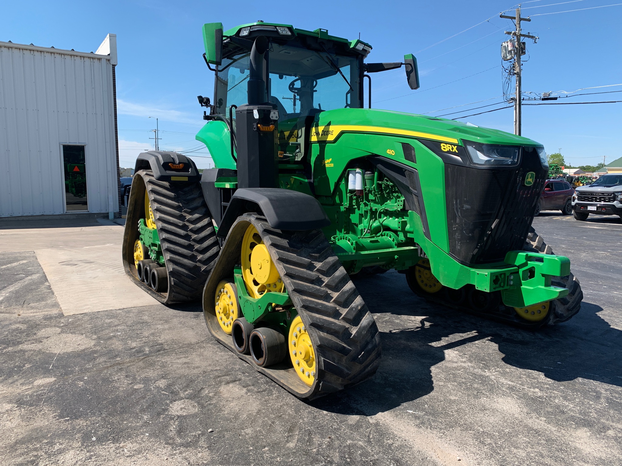  2021 John Deere 8RX 410 at Heritage Tractor in Lamar, MO
