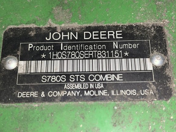 Photo of 2024 John Deere S780