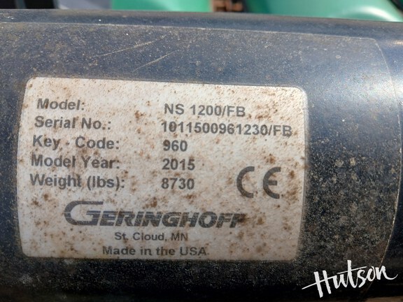 Photo of 2015 Geringhoff NS1200/FB